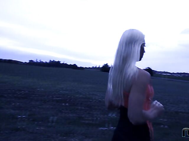 Slim blonde Kiara Lord fucks in high heels in her dreams