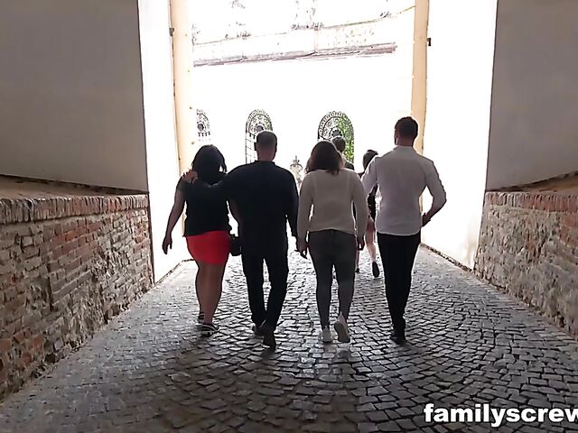 Old young orgy during the trip with Sharia Venom, Jolly and Nela Decker