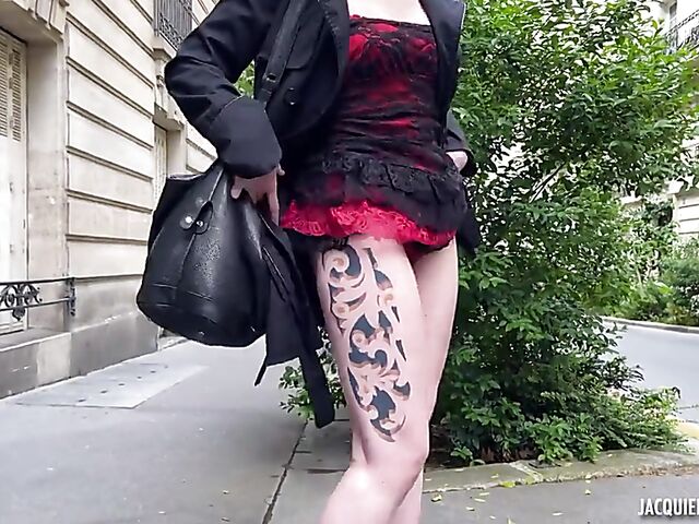 Short hair brunette Katya gets nasty in Strasbourg