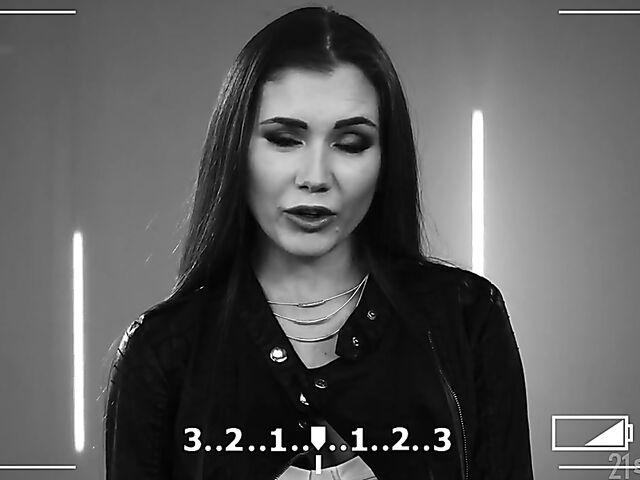 Three lesbians Nataly Gold, Rebecca Volpetti, and Mary Rock heat things up