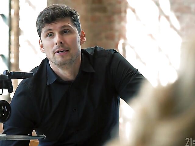 Three lesbians Nataly Gold, Rebecca Volpetti, and Mary Rock heat things up