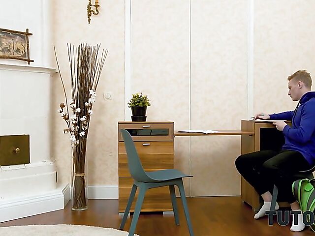 Short hair redhead MILF tutor learns more about rough sex