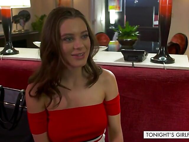 Naturally beautiful escort girl Lana Rhoades does her job right