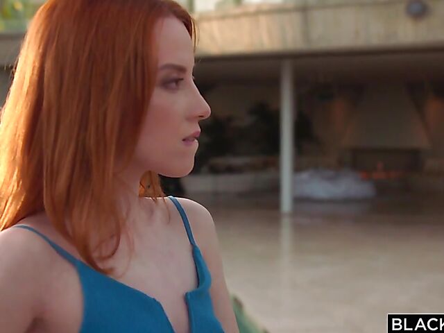 Interracial foursome in Ibiza with redhead Lottie Magne and blonde Lika Star