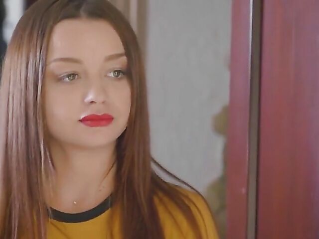 Threesome FFM session in blue lingerie in the bedroom with Erica Black  and Loren Minardi