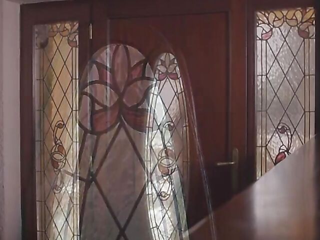 Threesome FFM session in blue lingerie in the bedroom with Erica Black  and Loren Minardi