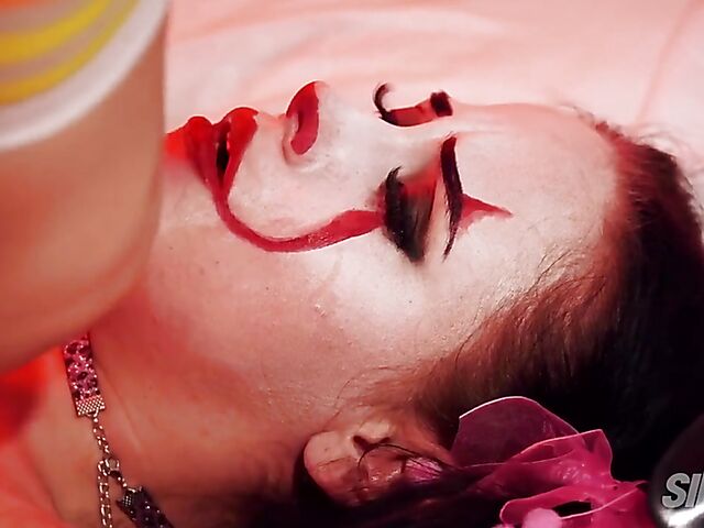 Chloe Bailey's painted face hides her emotions during anal sex