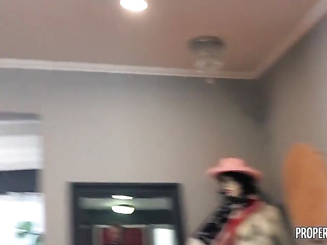 Hot POV tape of sexy real state agent Kayley Gunner