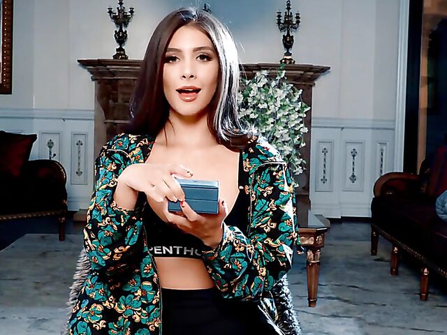 Penthouse pet Tru Kait posing and showing her private parts