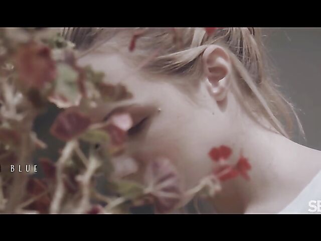 Flowers, summer heat, and sensual outdoor sex with Mona Blue