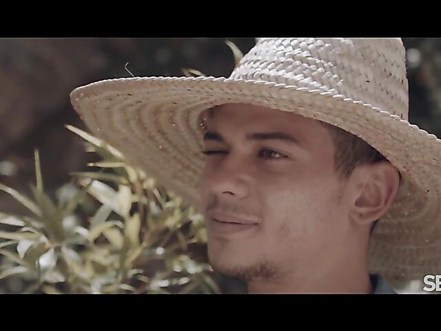 Flowers, summer heat, and sensual outdoor sex with Mona Blue