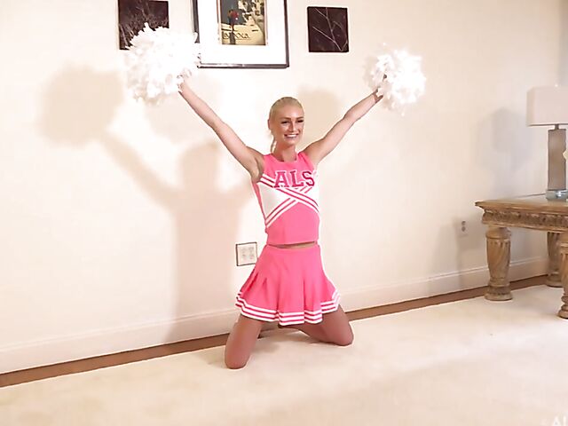 Payton Avery - Skinny teen cheerleader solo shoot