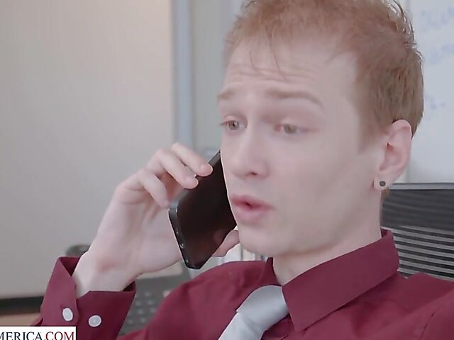 MILF boss Syren De Mer gets pounded by her young employee Alex Jett in the office