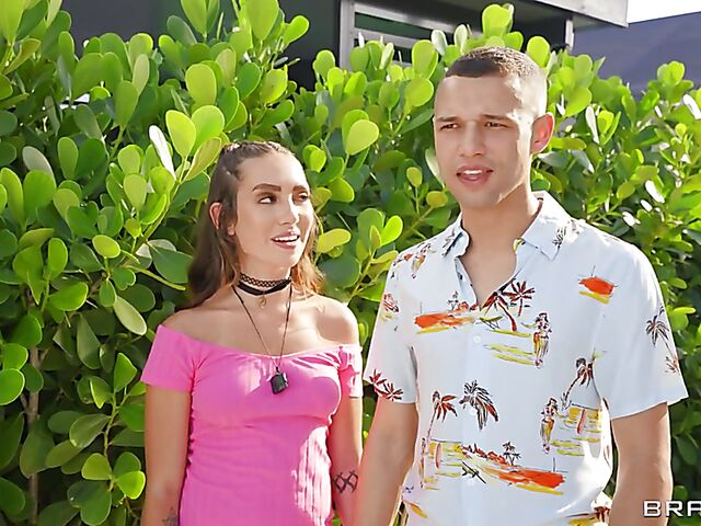 FFM strapon threesome with Bailey Base and huge titted Joslyn James