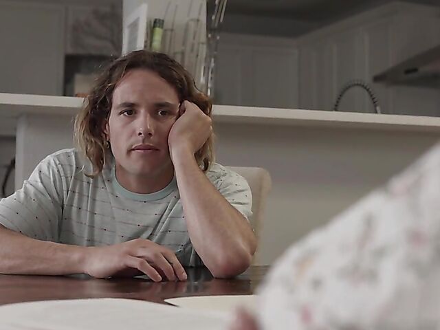 Natasha Nice is his busty tutor with big natural boobs