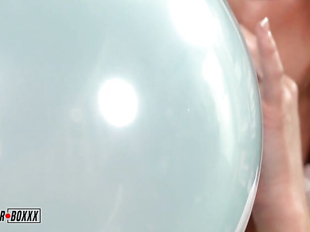 Daisy Belle - Flat chested girl with a balloon fetish