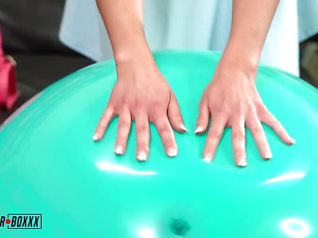 Daisy Belle - Flat chested girl with a balloon fetish