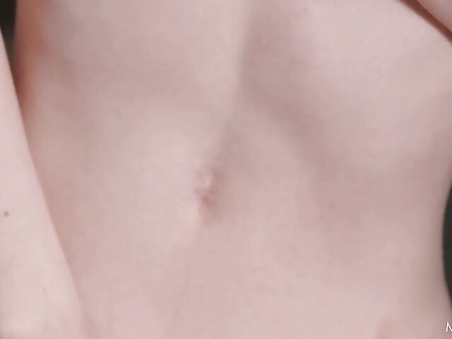 Lottie Magne - Teen shower solo in the morning