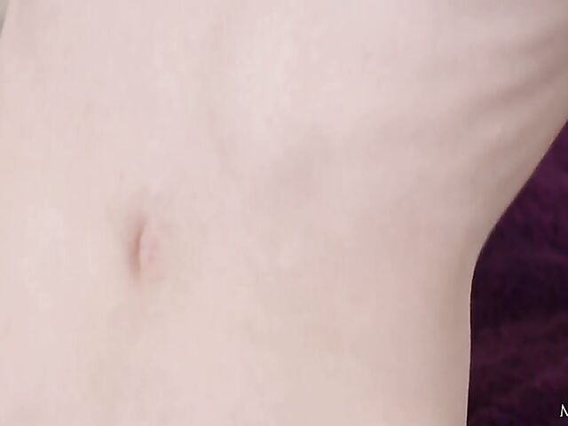 Lottie Magne - Teen shower solo in the morning