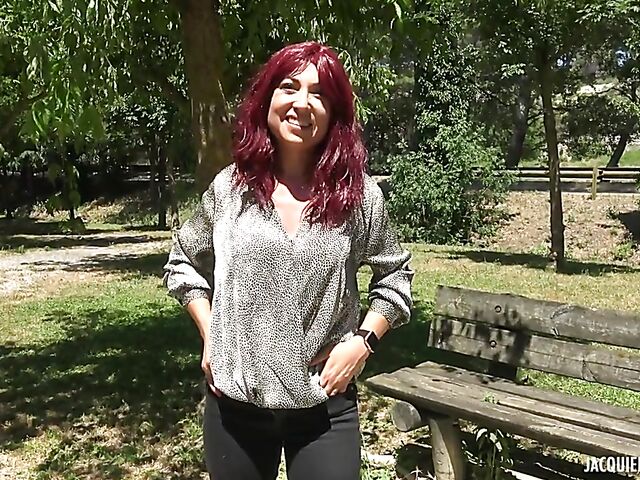 40-year-old French redhead MILF from Libourne Marie-Louise gets screwed