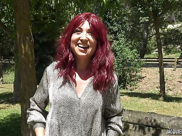 40-year-old French redhead MILF from Libourne Marie-Louise gets screwed