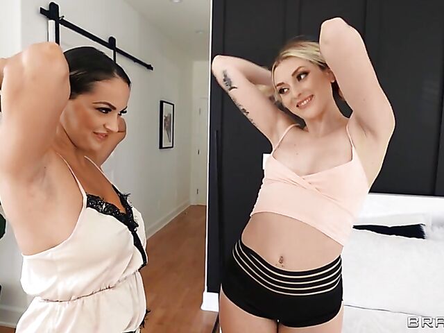 Brazzers threesome with bisexual friends Sofi Ryan and Charlotte Sins