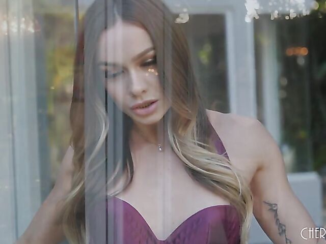 Lesbian lingerie lovers Liv Wild and Naomi Swan