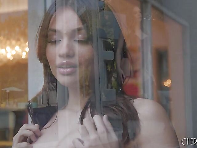 Lesbian lingerie lovers Liv Wild and Naomi Swan