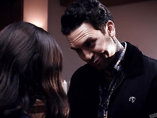 Small Hands fucks the hell out of blonde tranny Aubrey Kate