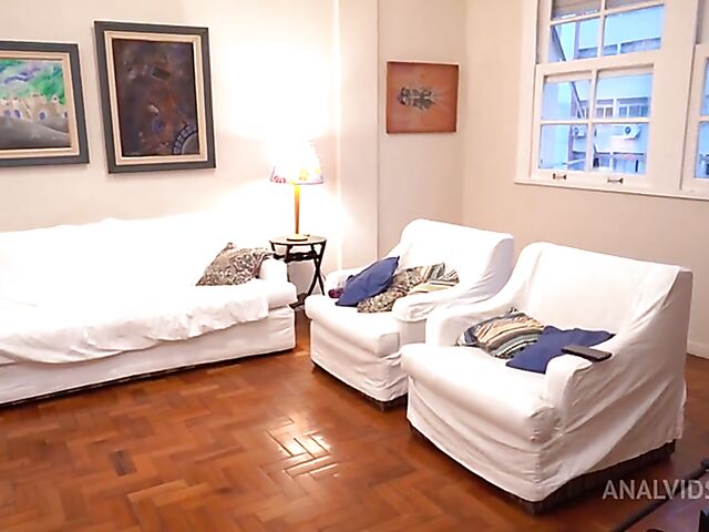 Black and Brazilian interracial anal with hot girl Kelly Oliveira