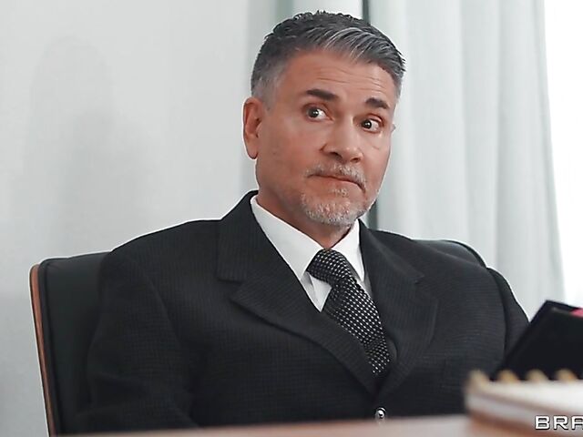 Intense office sex with dirty MILF boss Rachel Starr