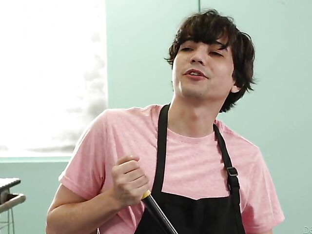 Lauren Phillips - Big tit redhead milf anal fucked by a lucky boy