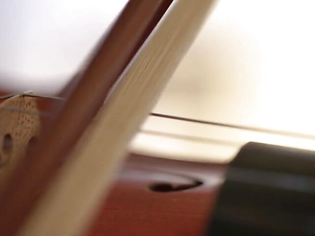 Violin teacher fucks small tits Hungarian girl Alexis Brill