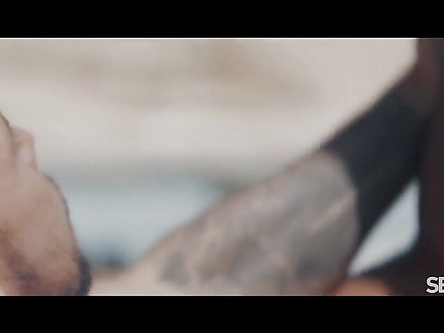 Romy Indy & Angelo Godshack - Sun, fun, and interracial outdoor sex by the pool