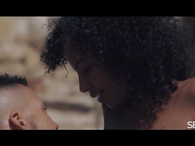 Romy Indy & Angelo Godshack - Sun, fun, and interracial outdoor sex by the pool