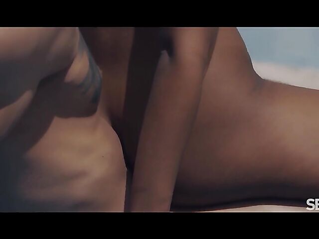 Romy Indy & Angelo Godshack - Sun, fun, and interracial outdoor sex by the pool