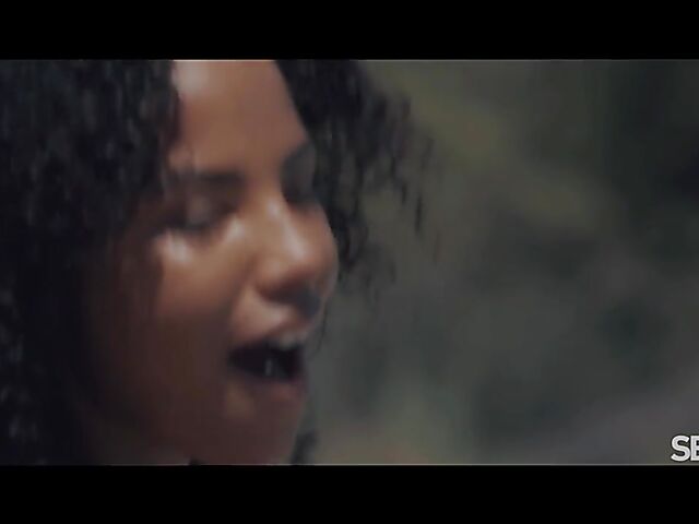 Romy Indy & Angelo Godshack - Sun, fun, and interracial outdoor sex by the pool