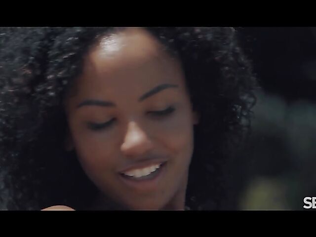 Romy Indy & Angelo Godshack - Sun, fun, and interracial outdoor sex by the pool