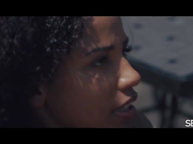 Romy Indy & Angelo Godshack - Sun, fun, and interracial outdoor sex by the pool