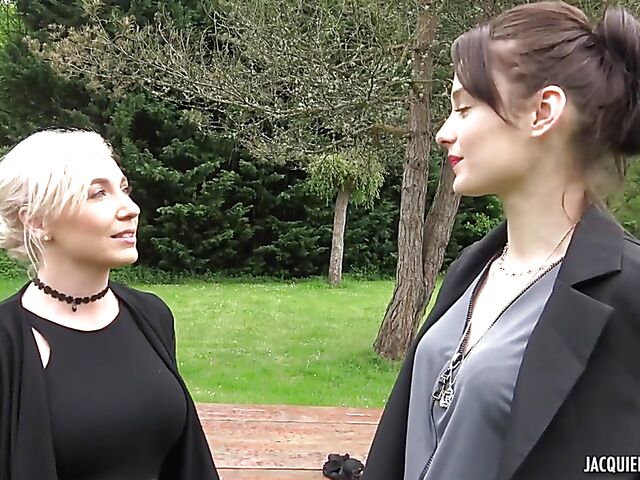 French foursome with nasty milfs Louane and Alice