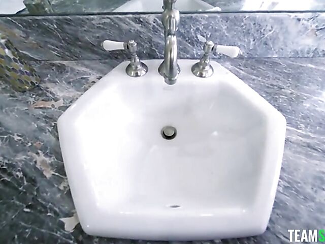 Pale teen Madi Collins can't stop masturbating without fucking a hard cock