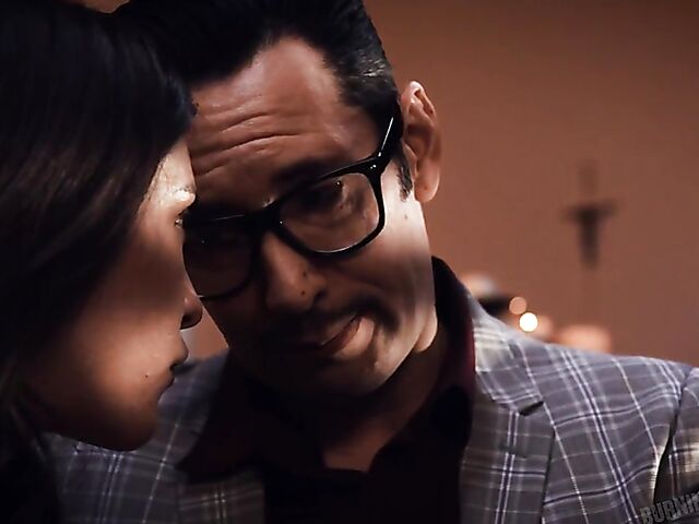 Pastor Tommy Pistol fucks the sins out of petite brunette Jane Wilde