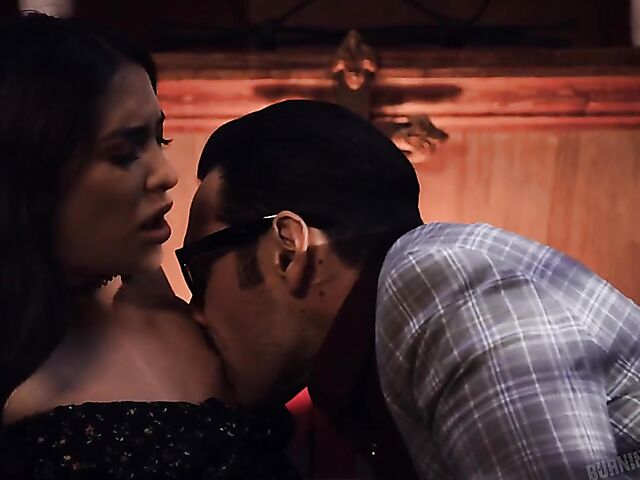 Pastor Tommy Pistol fucks the sins out of petite brunette Jane Wilde