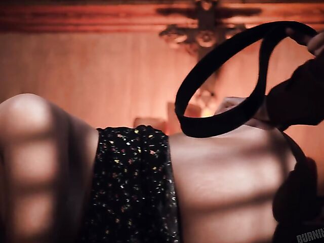 Pastor Tommy Pistol fucks the sins out of petite brunette Jane Wilde