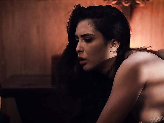 Pastor Tommy Pistol fucks the sins out of petite brunette Jane Wilde