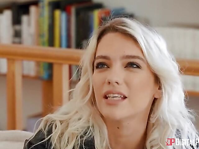 Insatiable ebony babe Kira Noir gets eaten out by Kenna James then takes a cock