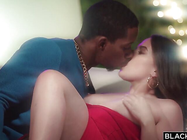 Classy white babe Ariana Van is in love with that black cock