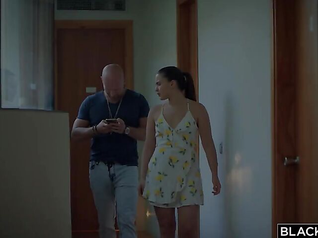 Classy white babe Ariana Van is in love with that black cock