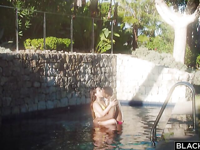 Classy white babe Ariana Van is in love with that black cock