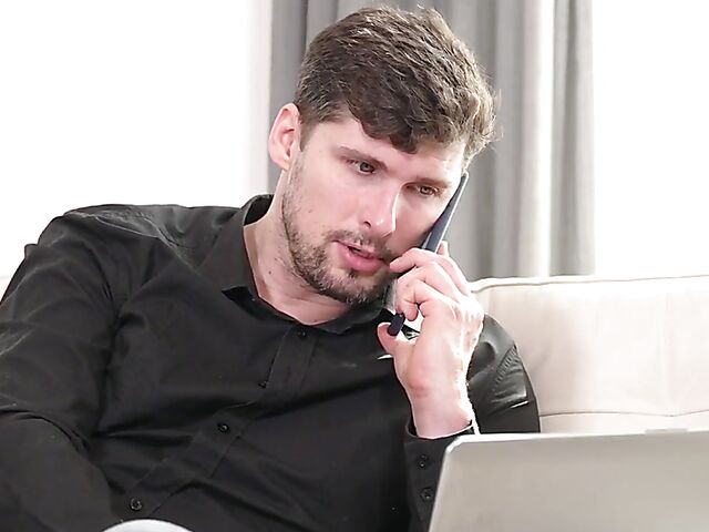 Hard DP in the bathroom with submissive Silvia Dellai